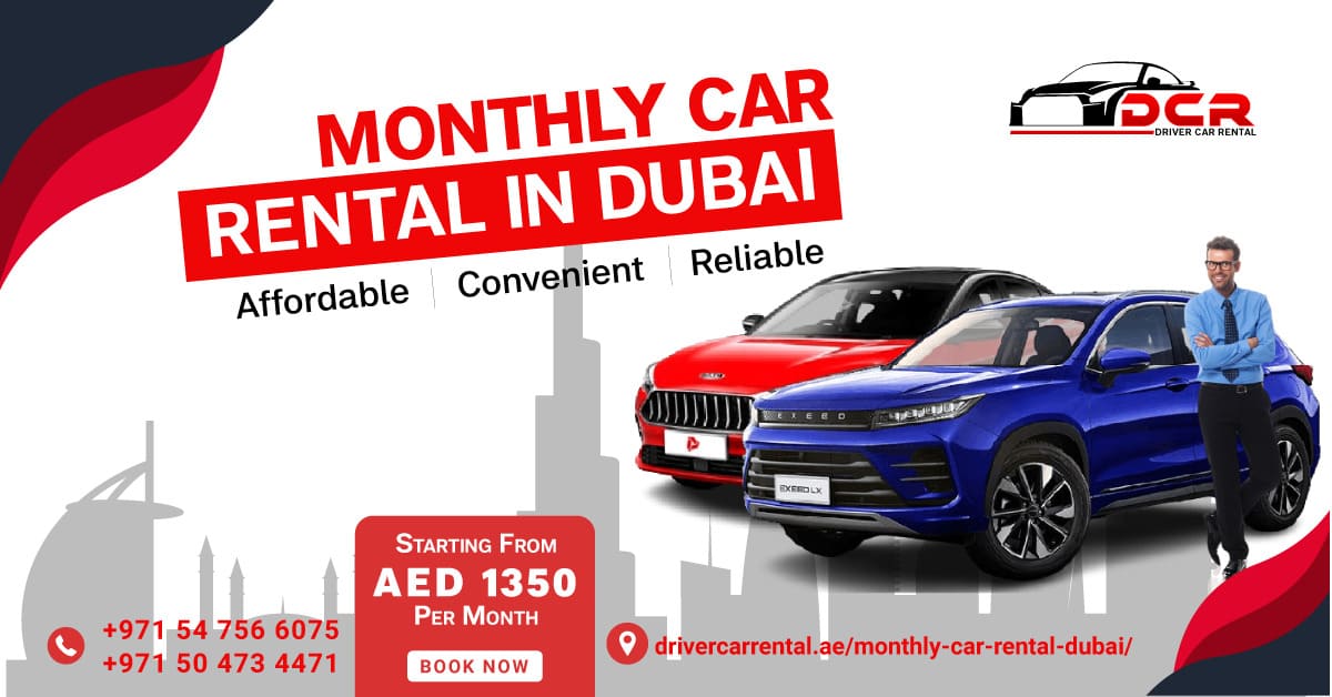 Premium Monthly Car Rental in Dubai – Flexible & Affordable