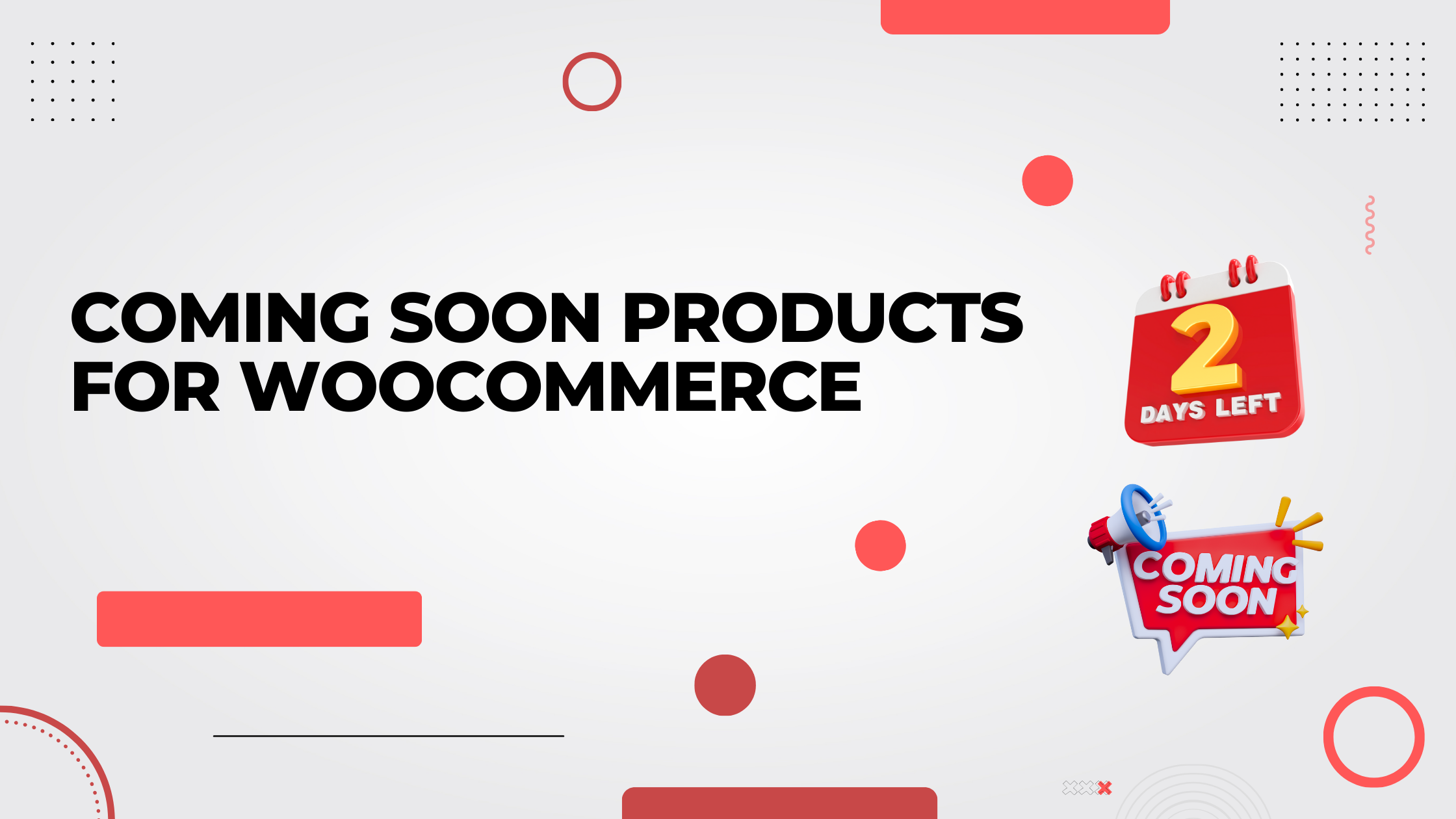 WooCommerce coming soon badge