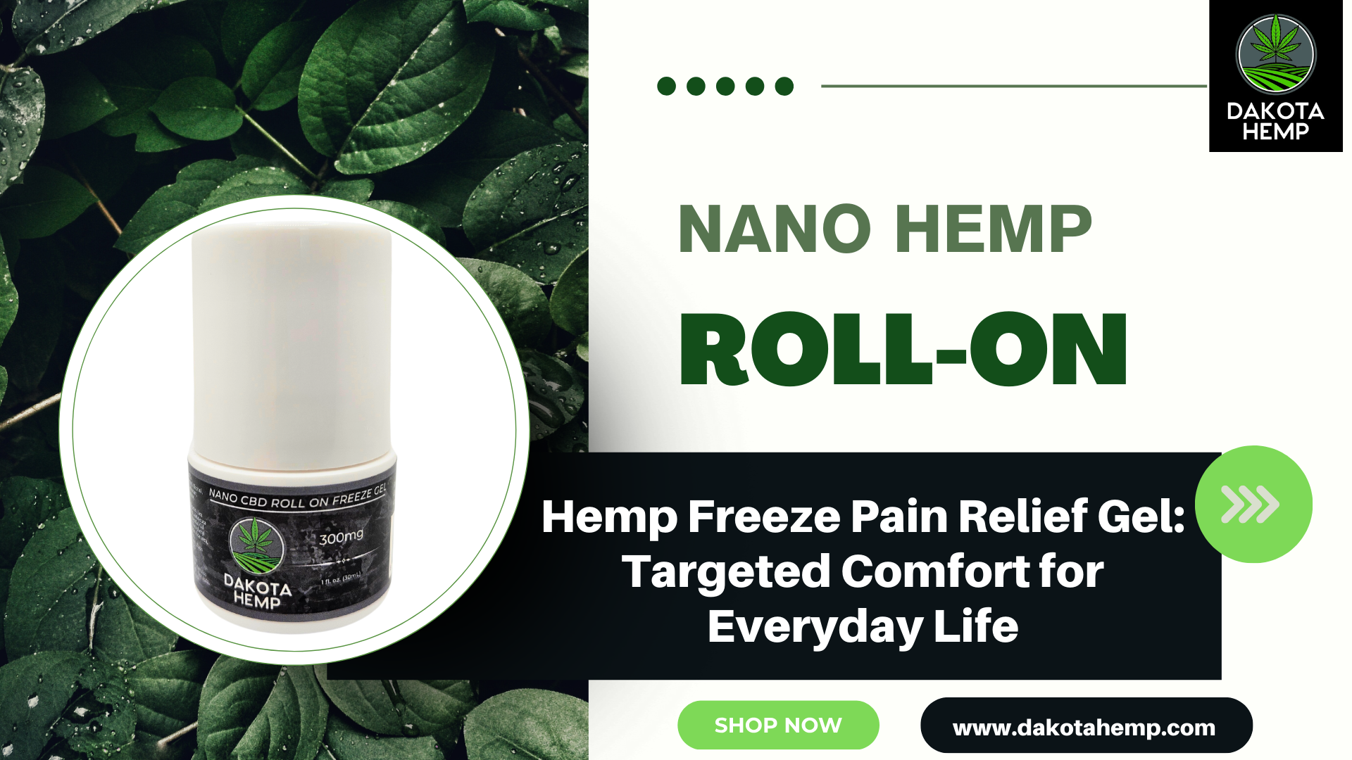 Hemp Freeze Pain Relief Gel