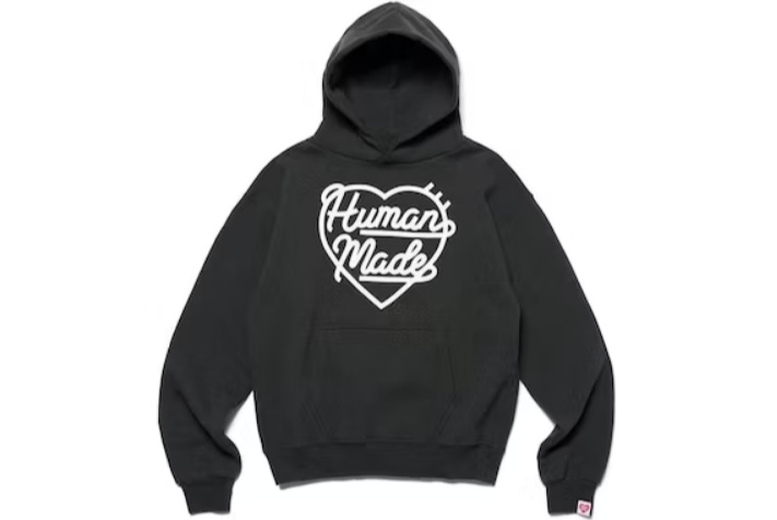 Human Made Hoodie with Heart Sweat Design