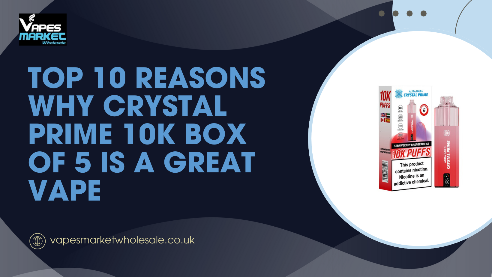 Crystal Prime 10k Box of 5