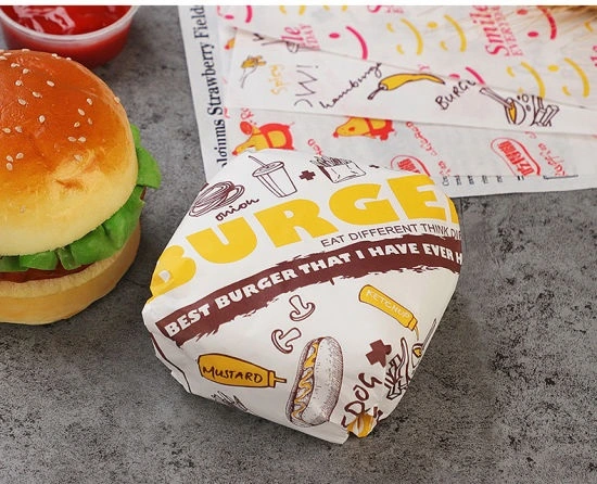 Creative Custom Burger Wrapping Paper to Stand Out in the Market