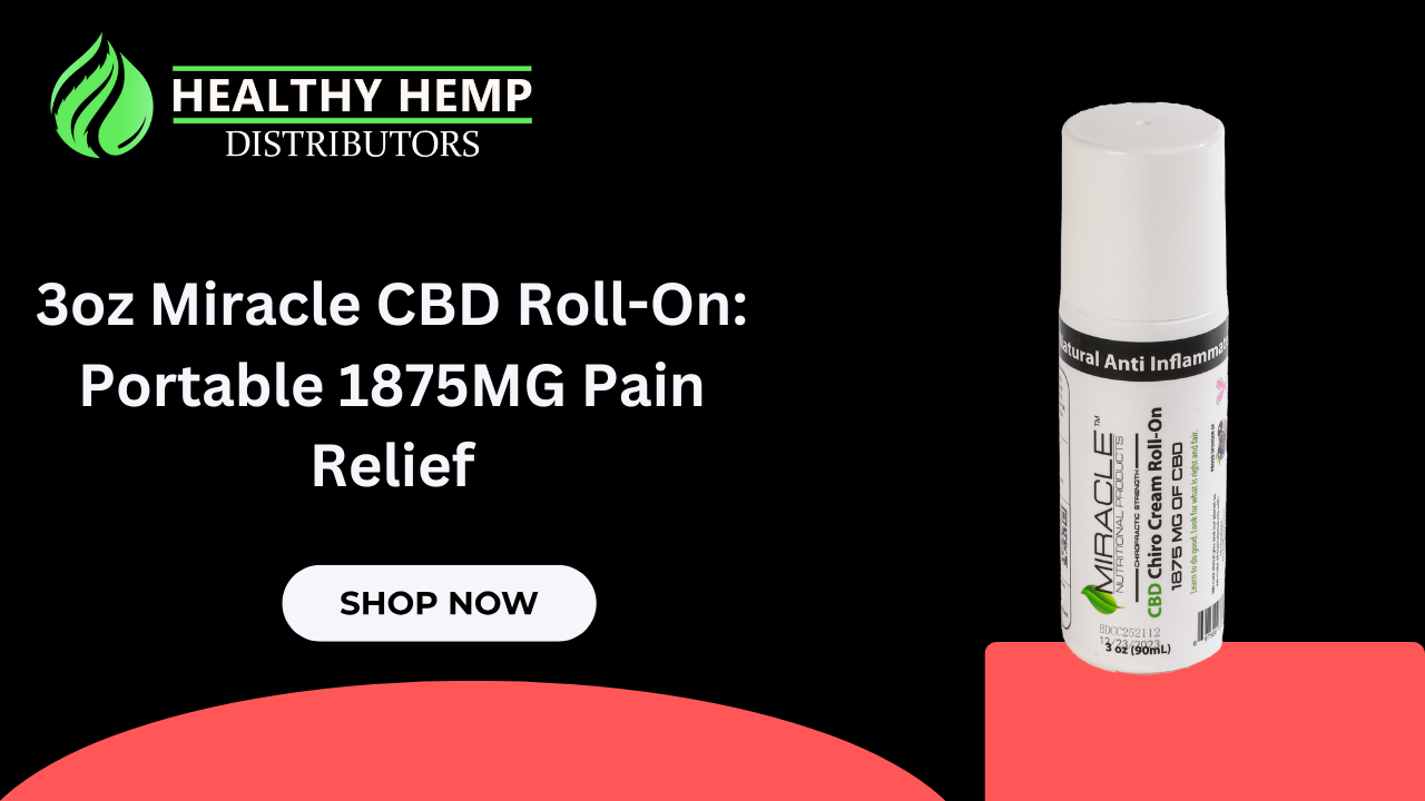 3oz Miracle CBD Chiro Cream Roll-On