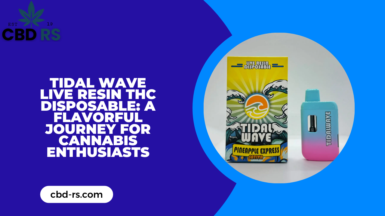 Tidal Wave Live Resin THC Disposable