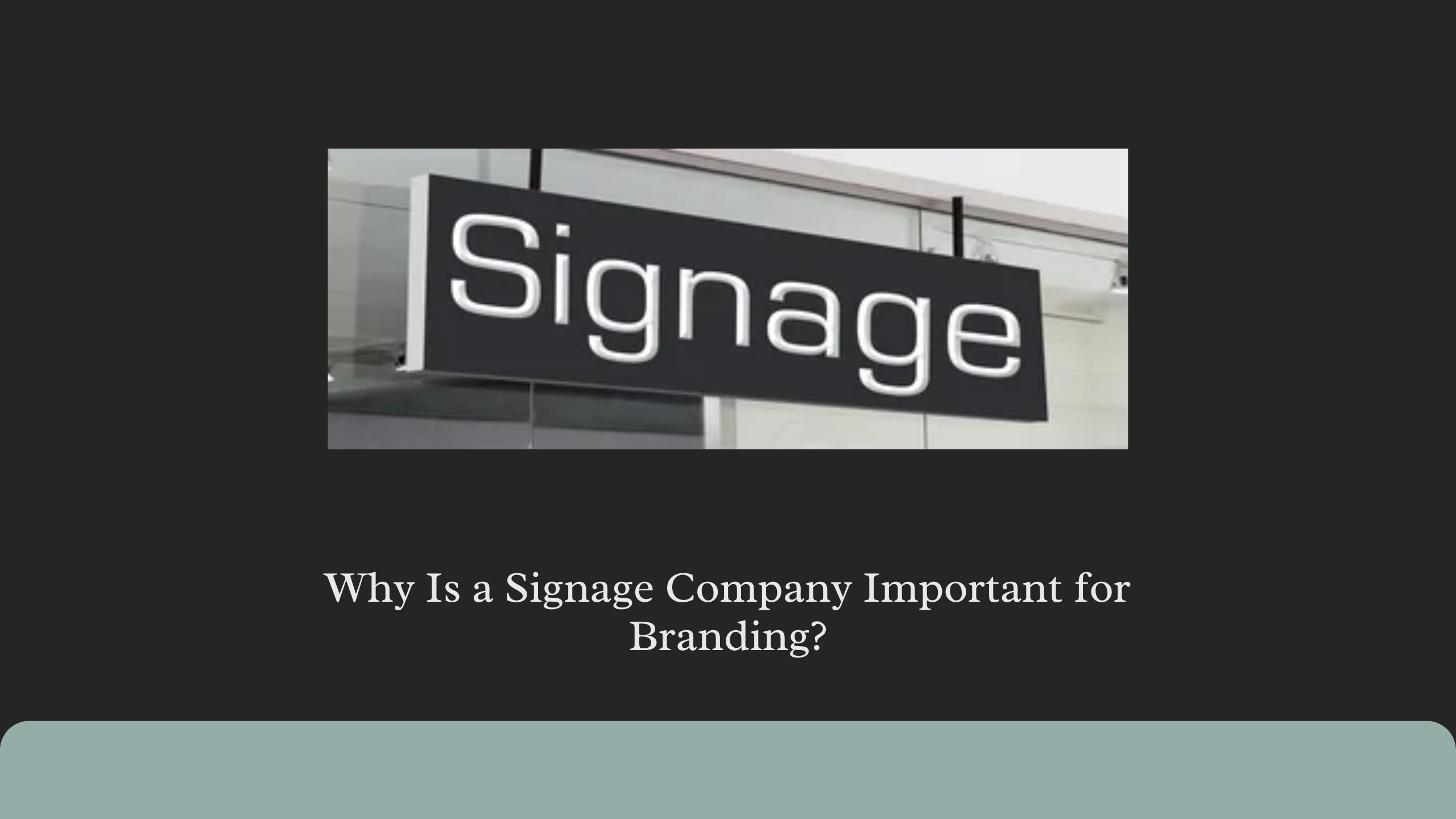 Signage Company